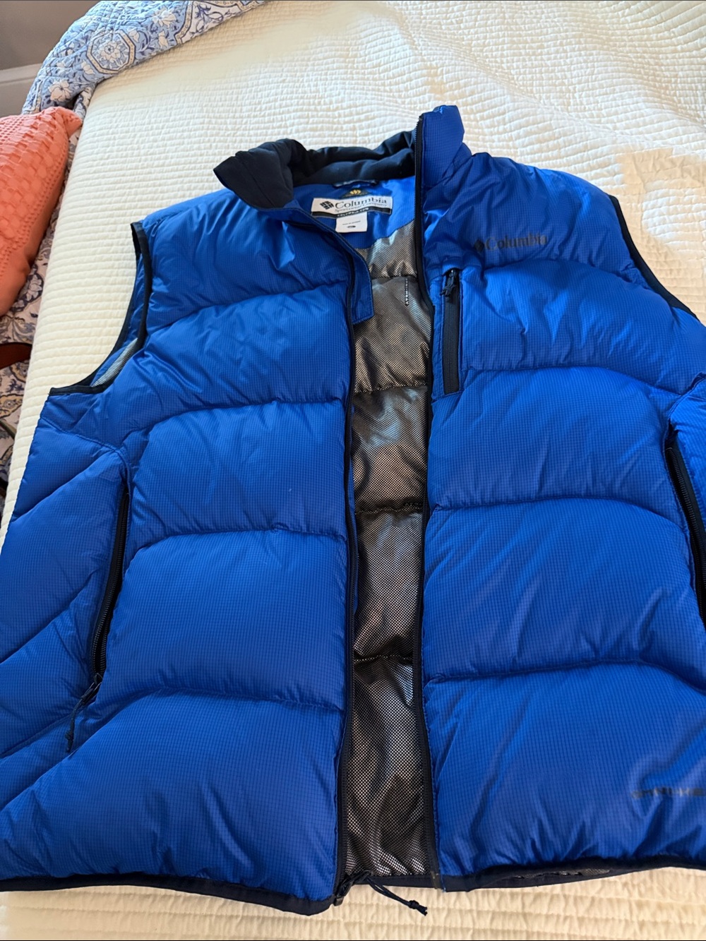 Columbia Men’s Royal Blue Quilted Puffer Vest
